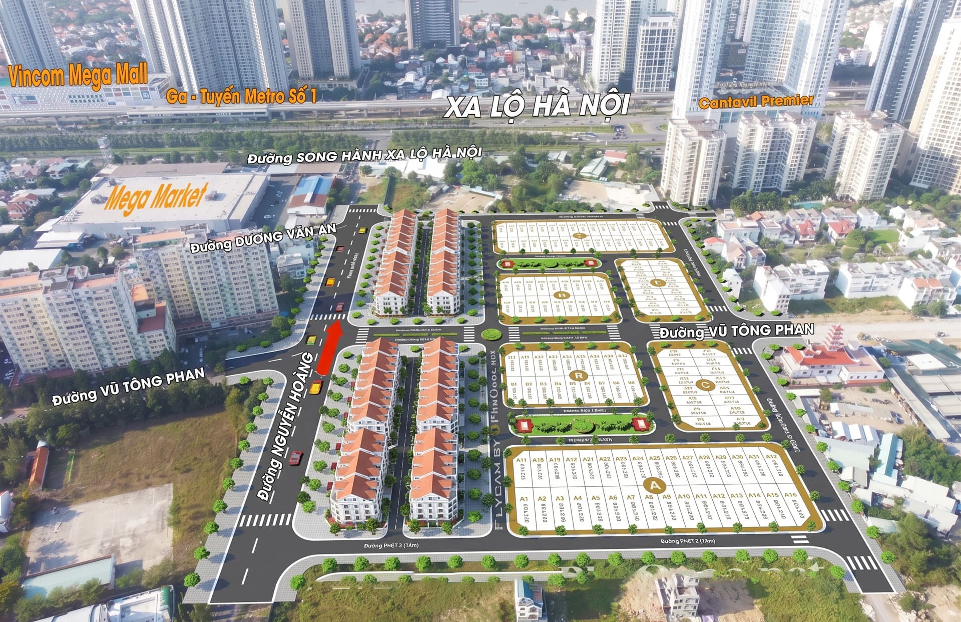 Mặt bằng tổng thể dự án An Phú New City tại Quận 2